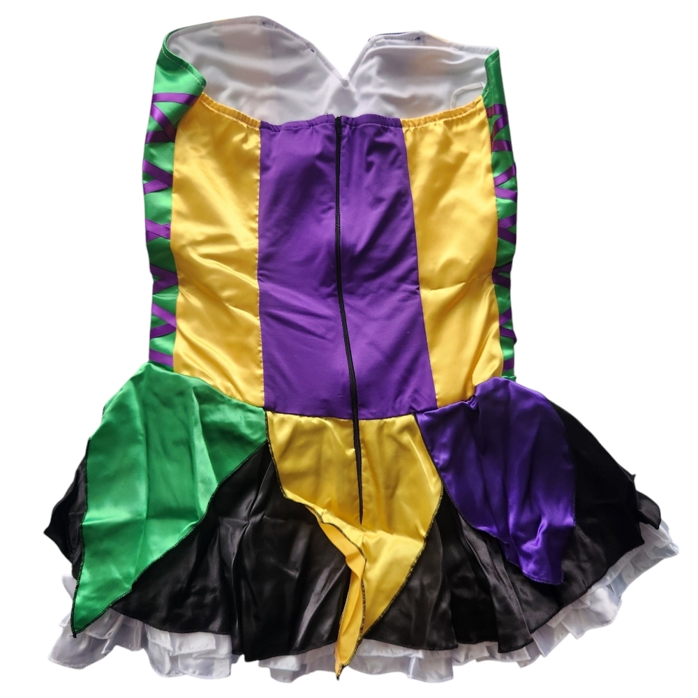 Mardi Gras "Bourbon Street Babe" Costume - Picture 6 of 6